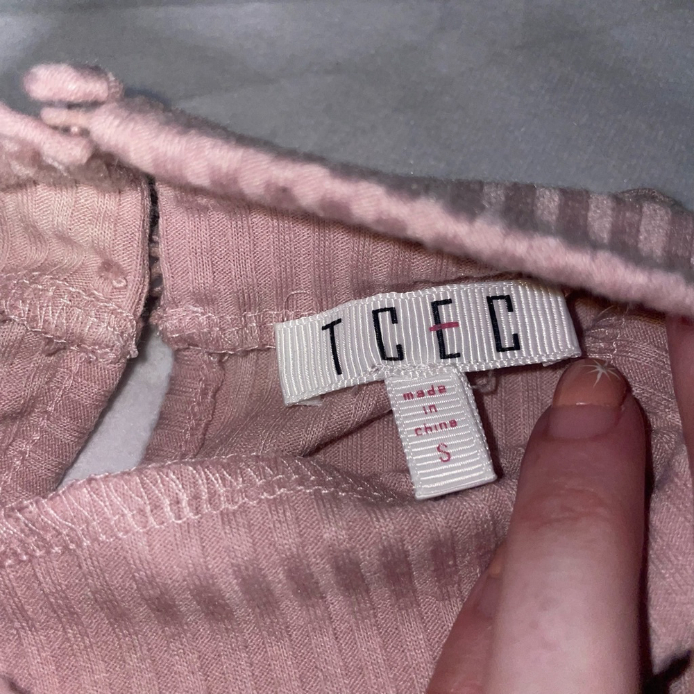 NWOT Women's TCEC Bodysuit Size S Pink - Picture 3 of 10